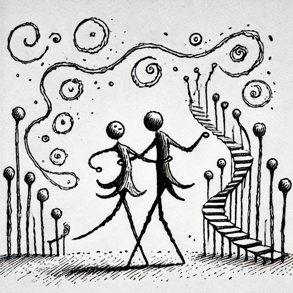 Waltzing toothpicks.